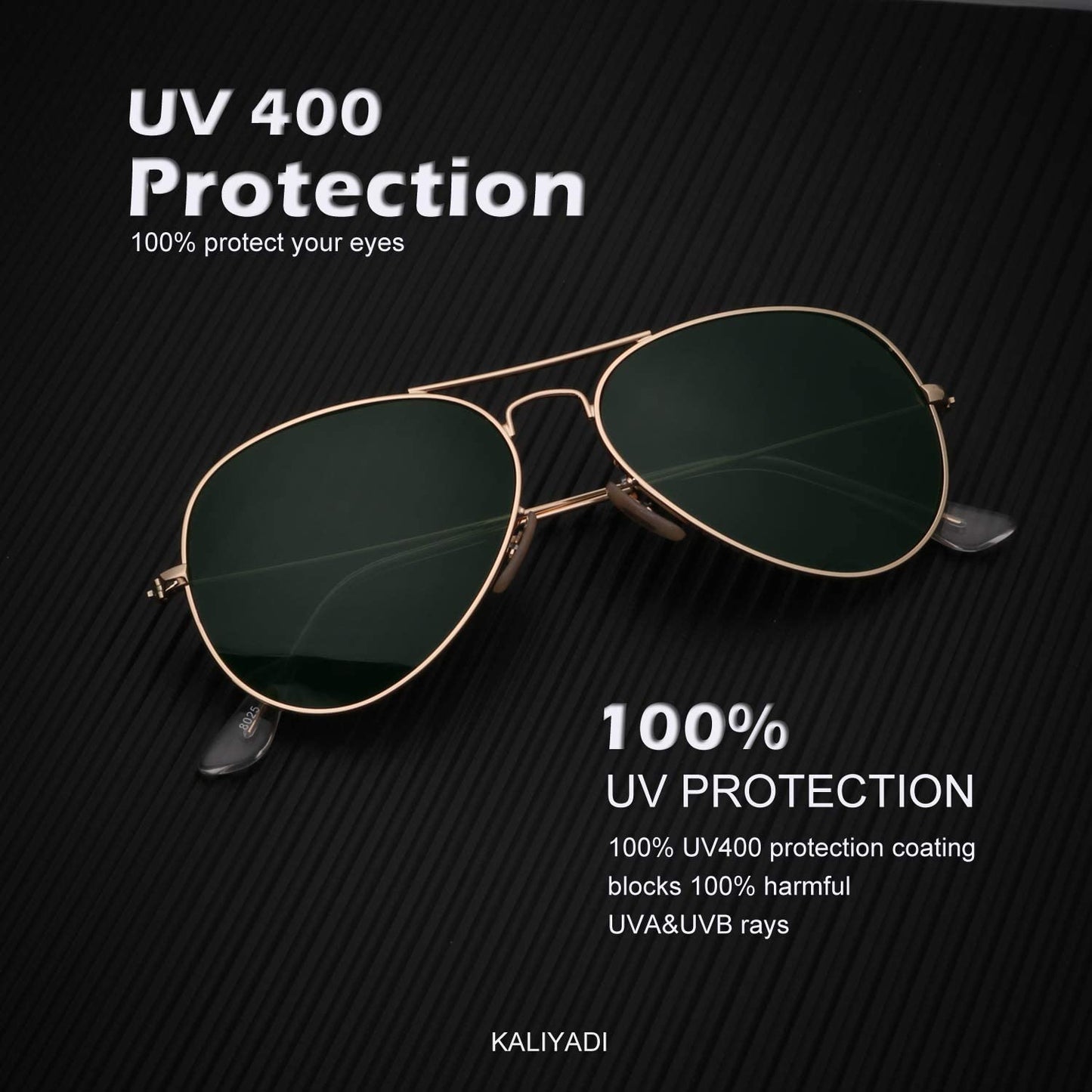 Classic Aviator Sunglasses for Men Women Driving Sun Glasses Polarized Lens UV Blocking