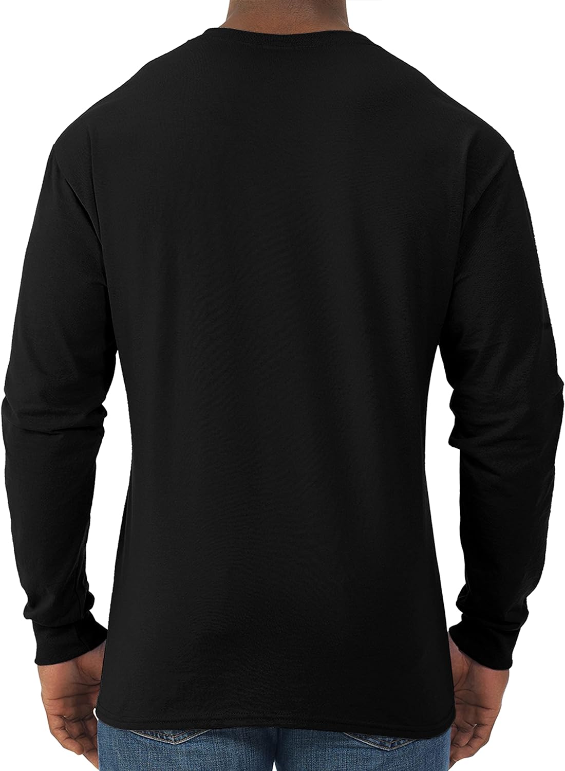 Jerzees Men'S Dri-Power Cotton Blend Long Sleeve Tees, Moisture Wicking, Odor Protection, UPF 30+, Sizes S-3X