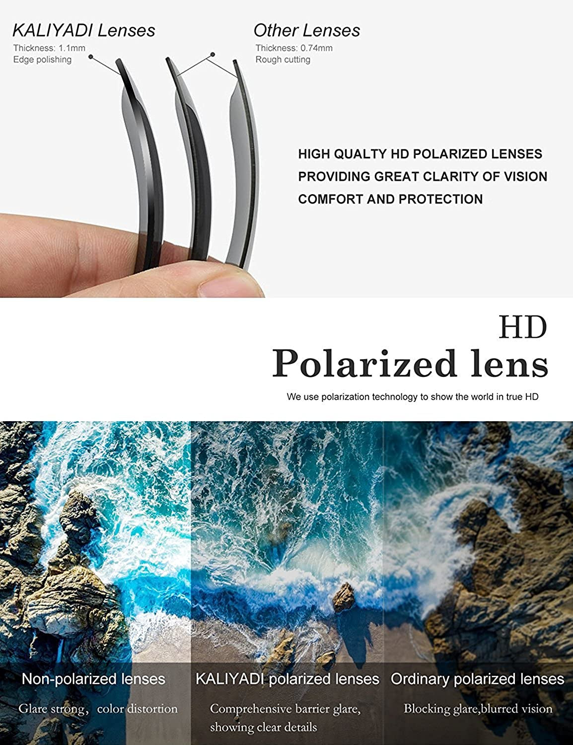 Classic Aviator Sunglasses for Men Women Driving Sun Glasses Polarized Lens UV Blocking