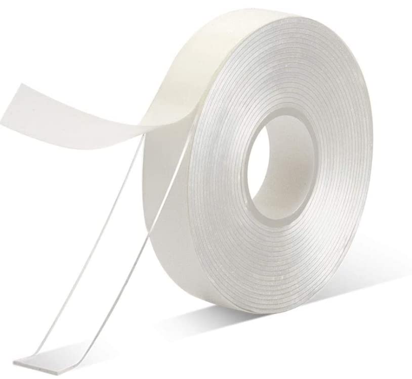 Double Sided Tape Heavy Duty, Extra Large Double Sided Adhesive, Removable Double Stick Tape, Picture Hanging Strips, Sticky Carpet Tape, Multipurpose (10 Feet)