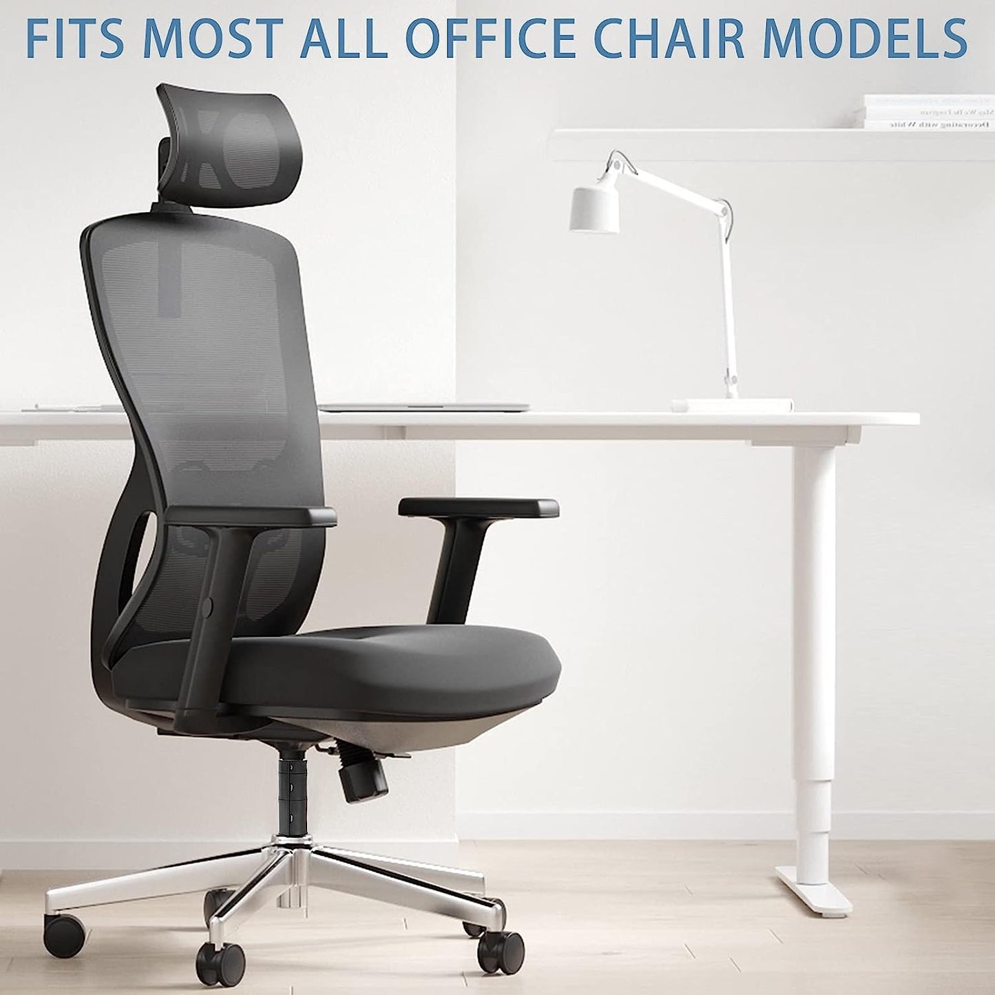 Office Chair Hero Fix Attaches Clamps to Large Cylinder Piston Stops Your Chairs Sinking When Computer Hydraulic Lift Has No Gas Stop Replacement