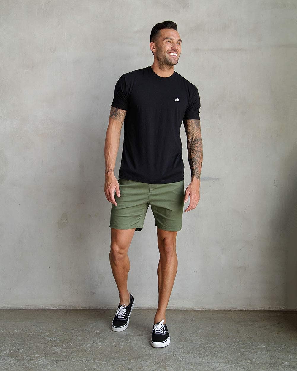 Mens T Shirt - Short Sleeve Crew Neck Soft Fitted Tees S - 4XL Fresh Classic Tshirt