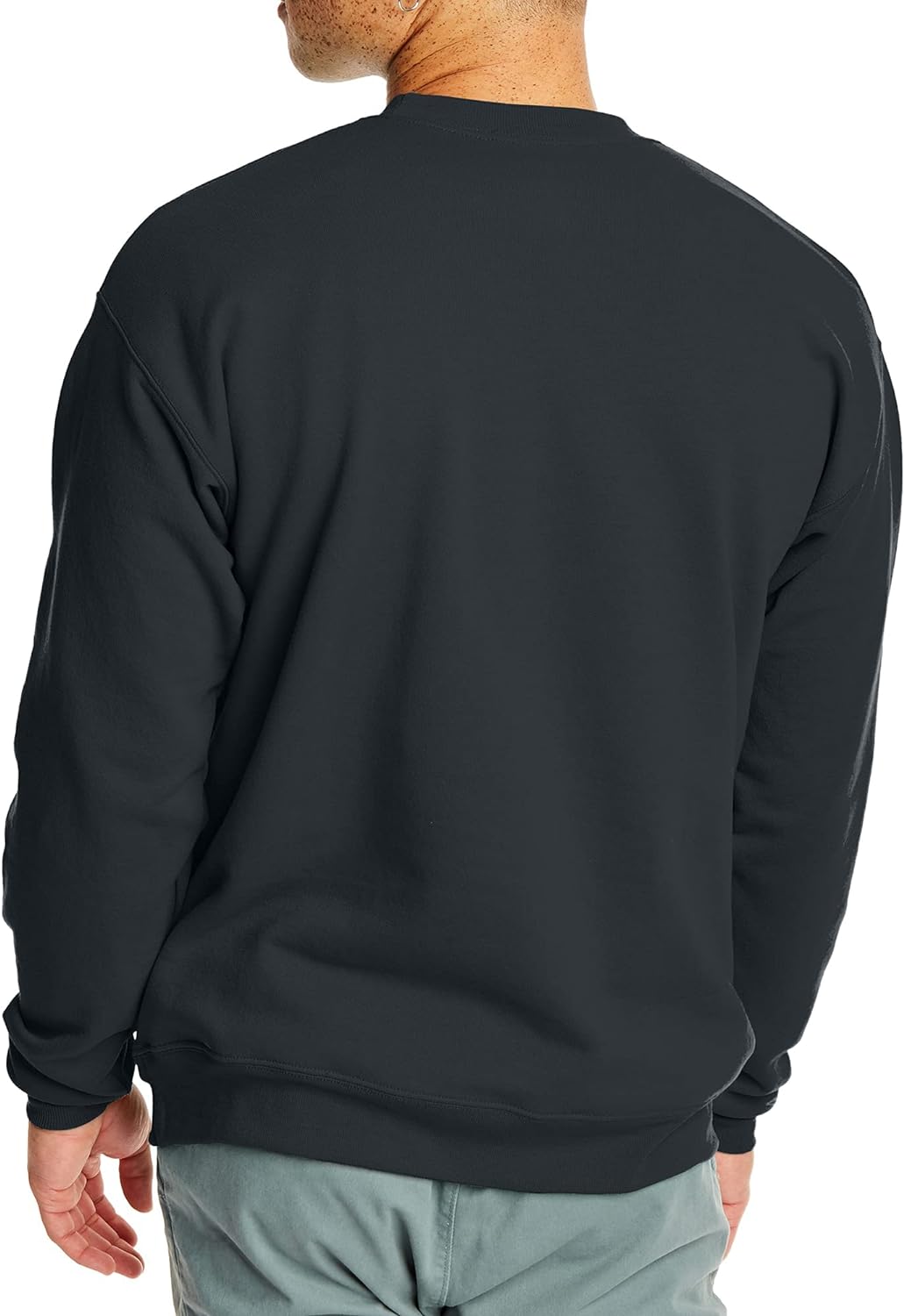 Hanes Men'S Ecosmart Fleece Sweatshirt, Cotton-Blend Pullover, Crewneck Sweatshirt for Men (1 or 2 Pack)
