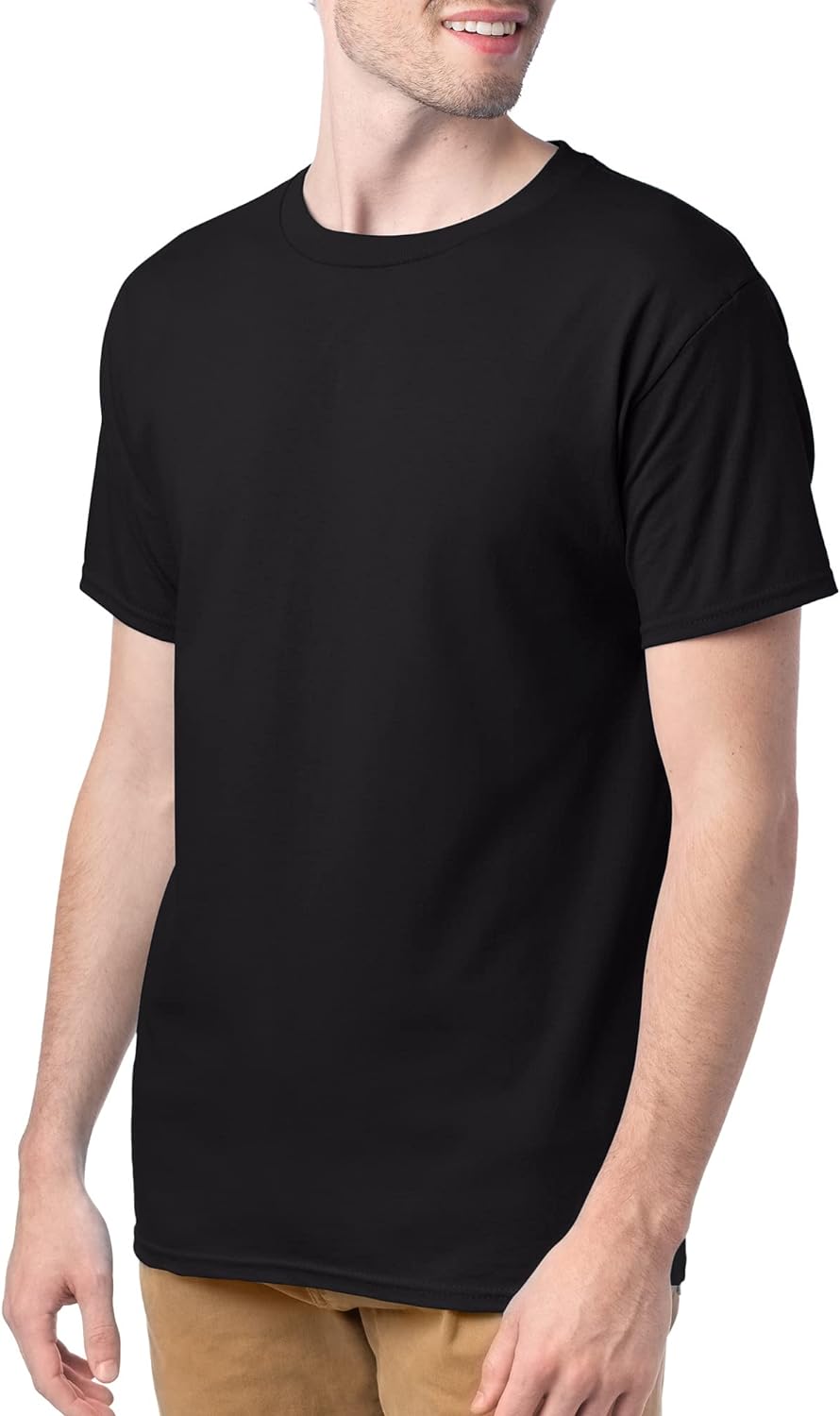 Hanes Essentials Men'S T-Shirt Pack, Men'S Short Sleeve Tees, Crewneck Cotton T-Shirts for Men, Value Pack