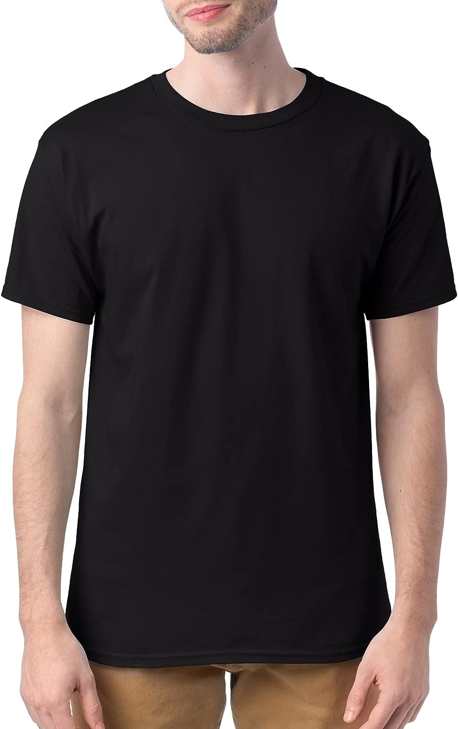 Hanes Essentials Men'S T-Shirt Pack, Men'S Short Sleeve Tees, Crewneck Cotton T-Shirts for Men, Value Pack