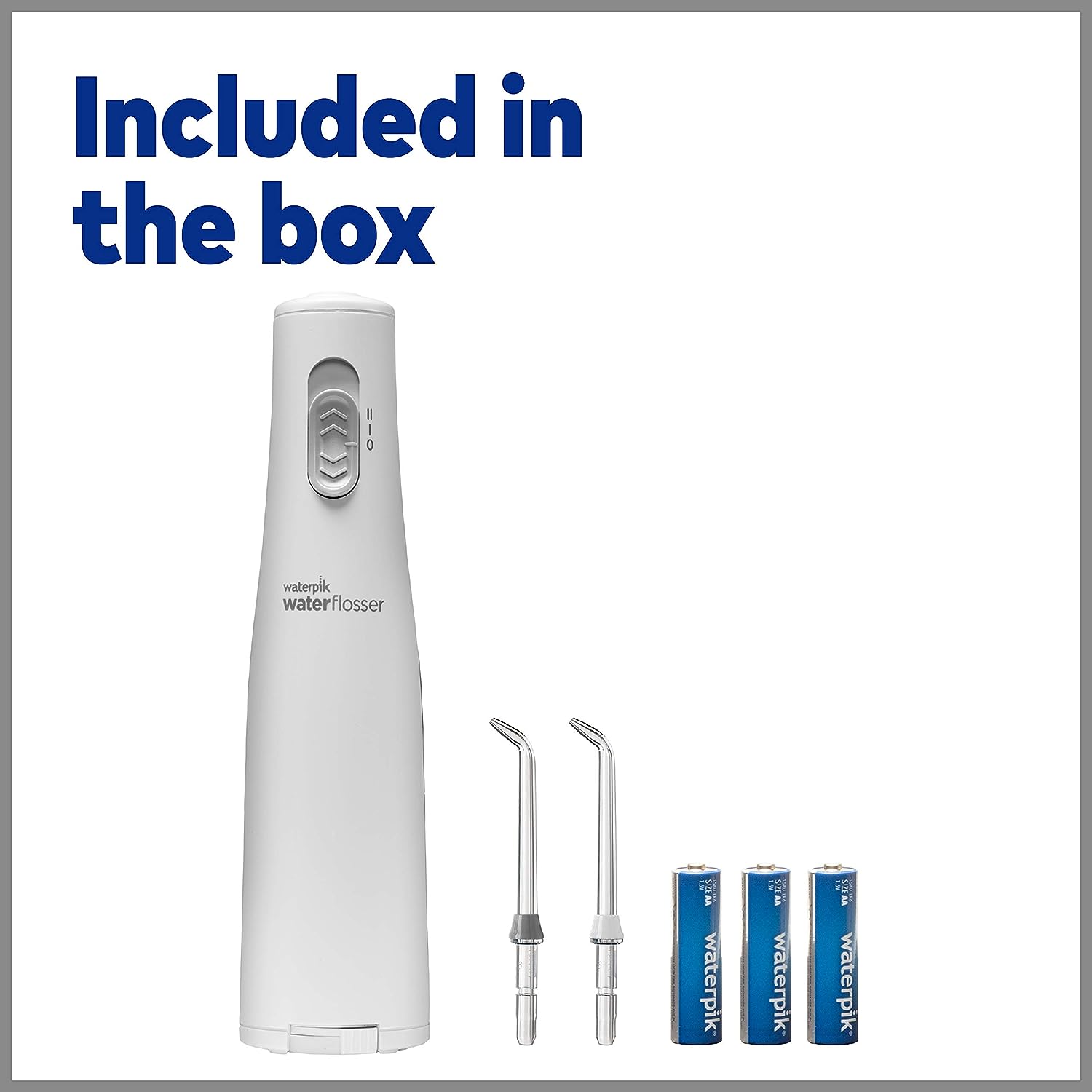 Cordless Water Flosser, Battery Operated & Portable for Travel & Home, ADA Accepted Cordless Express, White WF-02