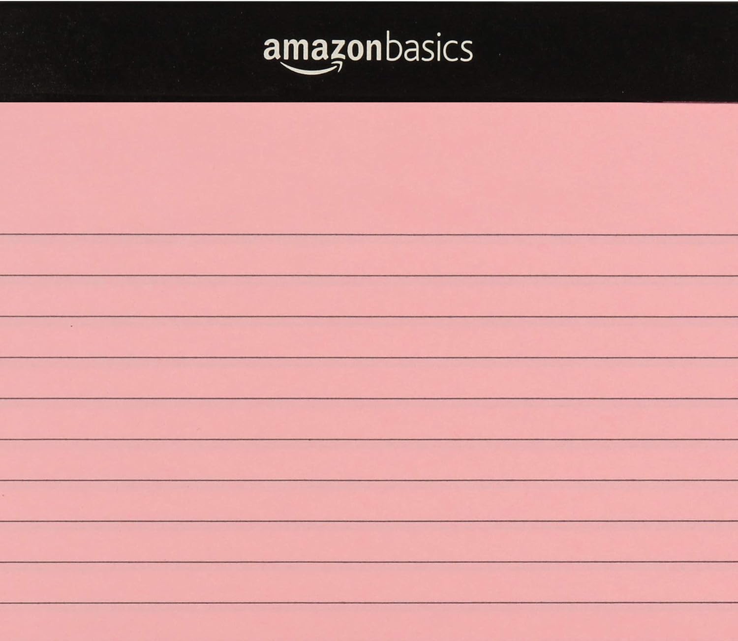Wide Ruled 8.5 X 11.75-Inch 50 Sheet Lined Writing Note Pad, Pack of 6, 300 Count, Multicolor