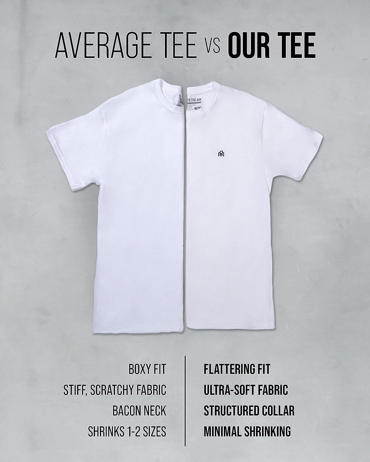 Mens T Shirt - Short Sleeve Crew Neck Soft Fitted Tees S - 4XL Fresh Classic Tshirt