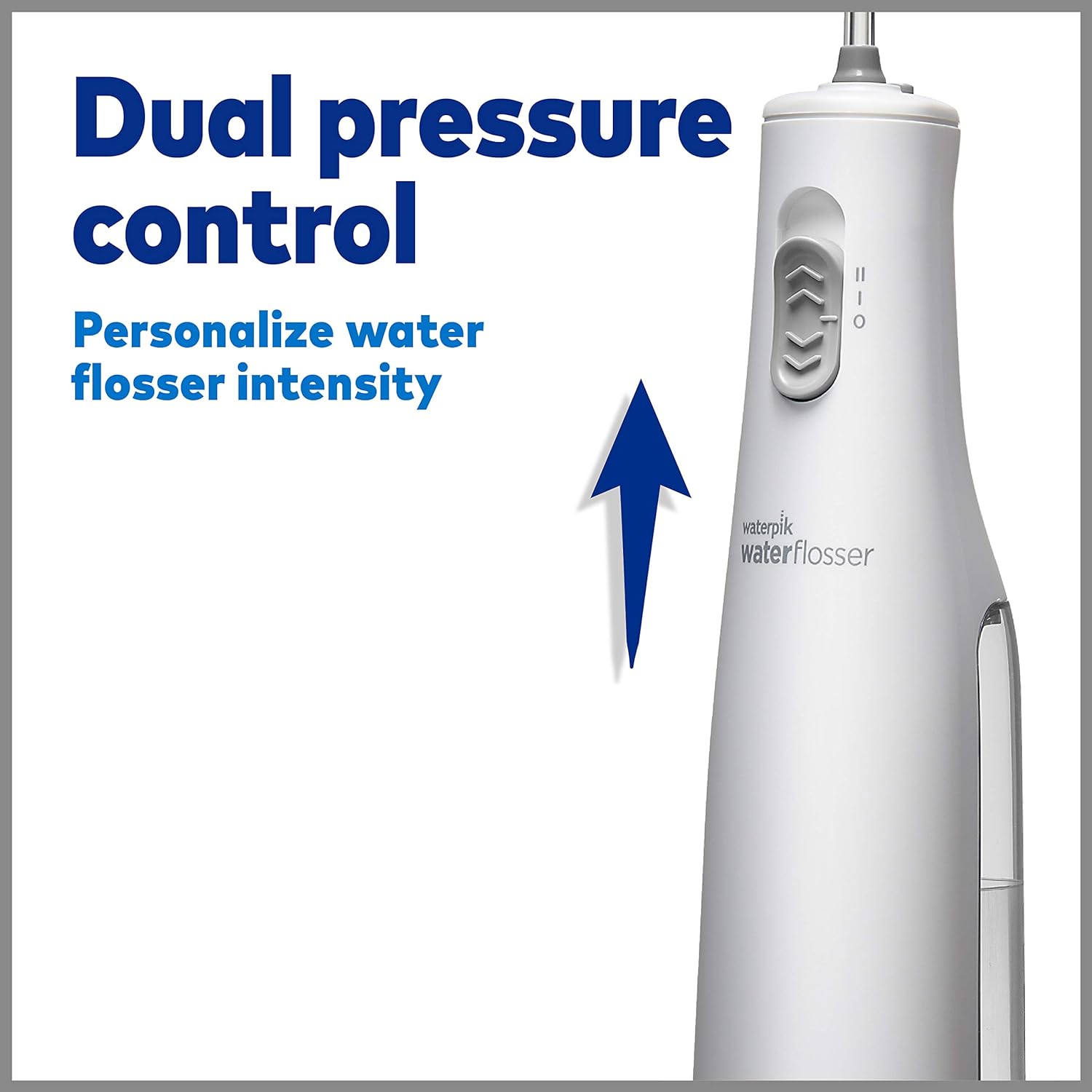 Cordless Water Flosser, Battery Operated & Portable for Travel & Home, ADA Accepted Cordless Express, White WF-02