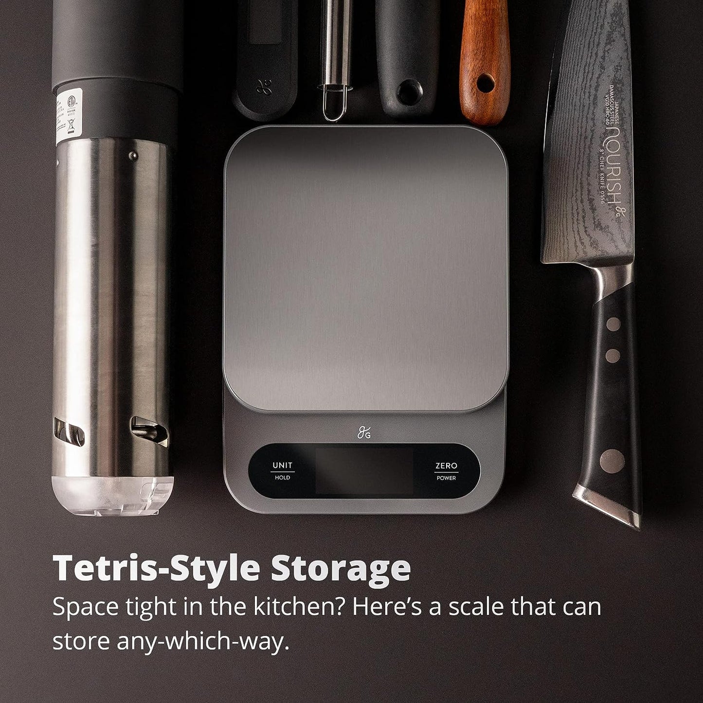 High Capacity Kitchen Scale, a Premium Food Scale That Weighs in Grams & Ounces W/A 22 Pound Capacity, Feat. a Hi-Def LCD Screen and Stainless Steel Platform, Designed in St. Louis