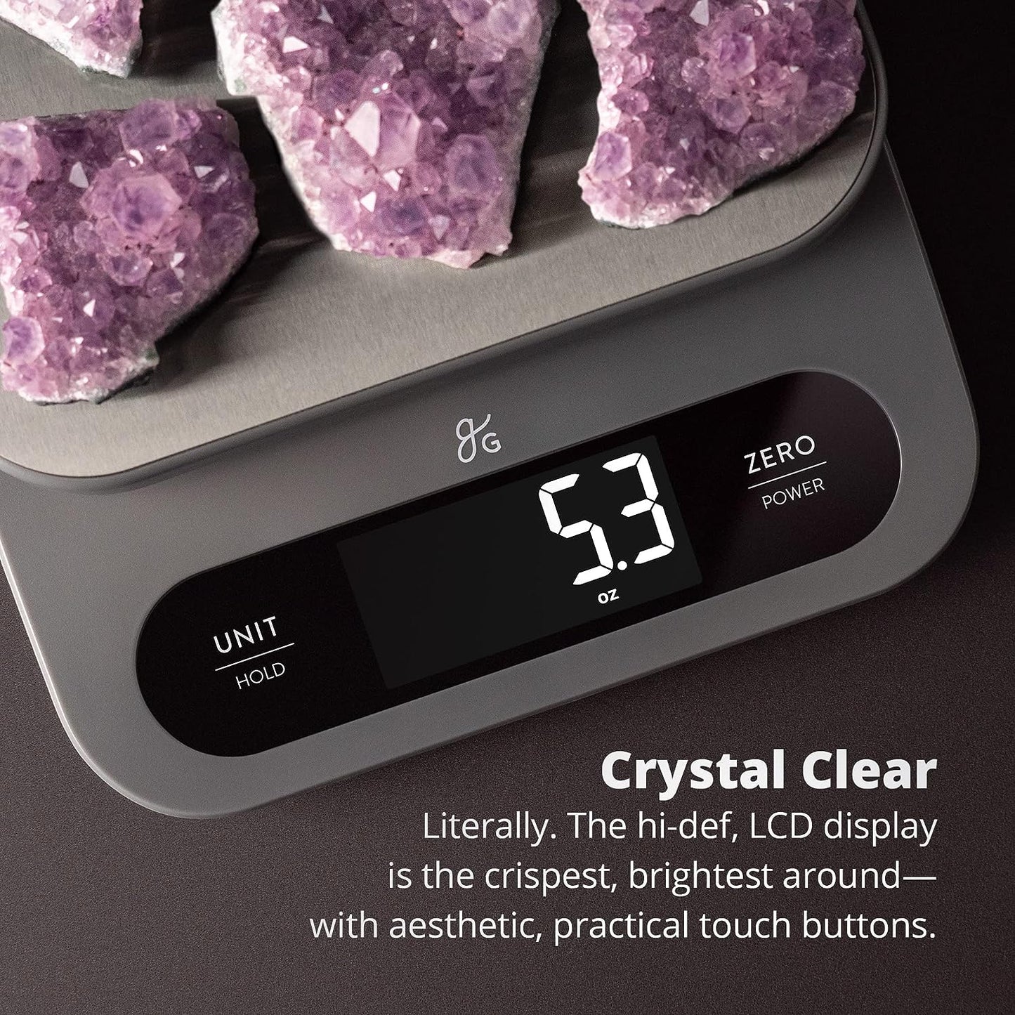 High Capacity Kitchen Scale, a Premium Food Scale That Weighs in Grams & Ounces W/A 22 Pound Capacity, Feat. a Hi-Def LCD Screen and Stainless Steel Platform, Designed in St. Louis