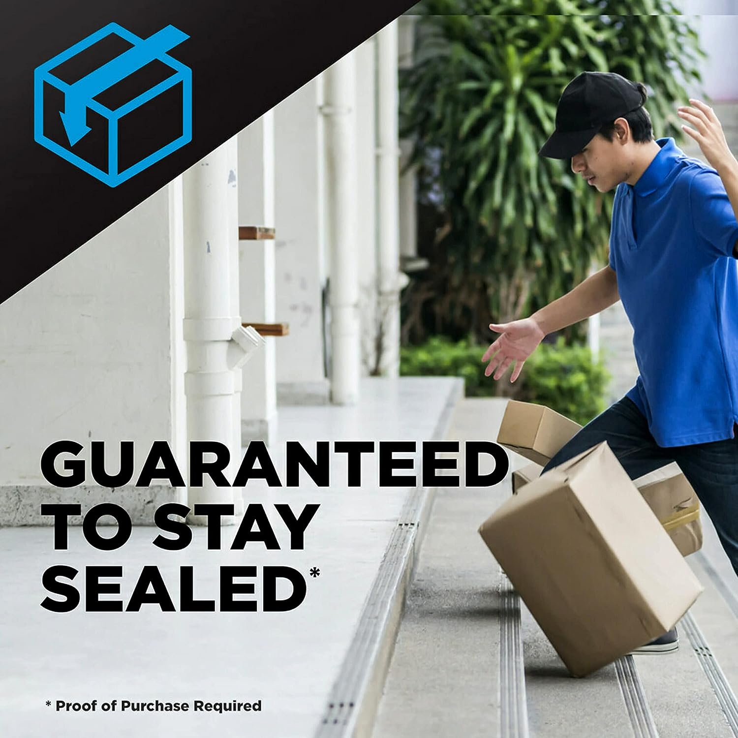 Heavy Duty Shipping Packaging Tape, 1 Dispensered Roll, 1.88 X 38.2 Yd, Great for Packing, Shipping & Moving, Clear (3850S-RD)