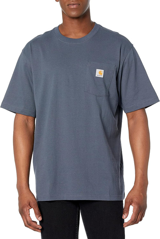 Men'S Loose Fit Heavyweight Short-Sleeve Pocket T-Shirt