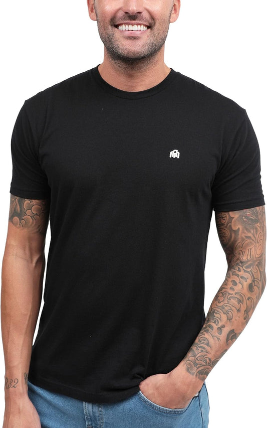 Mens T Shirt - Short Sleeve Crew Neck Soft Fitted Tees S - 4XL Fresh Classic Tshirt
