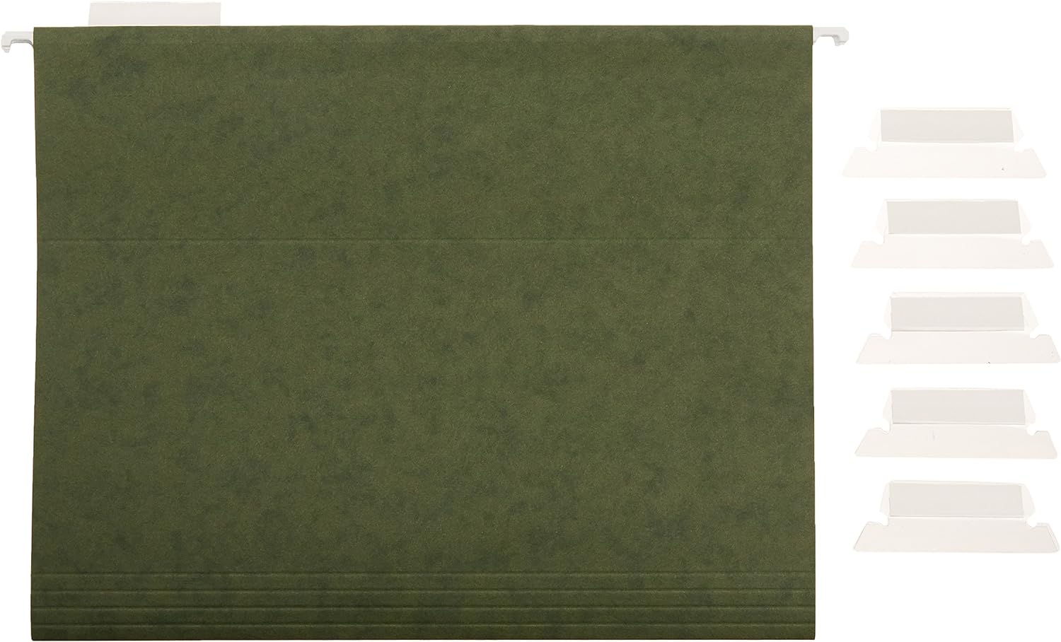 Hanging Organizer File Folder, Letter Size, Green - Pack of 25
