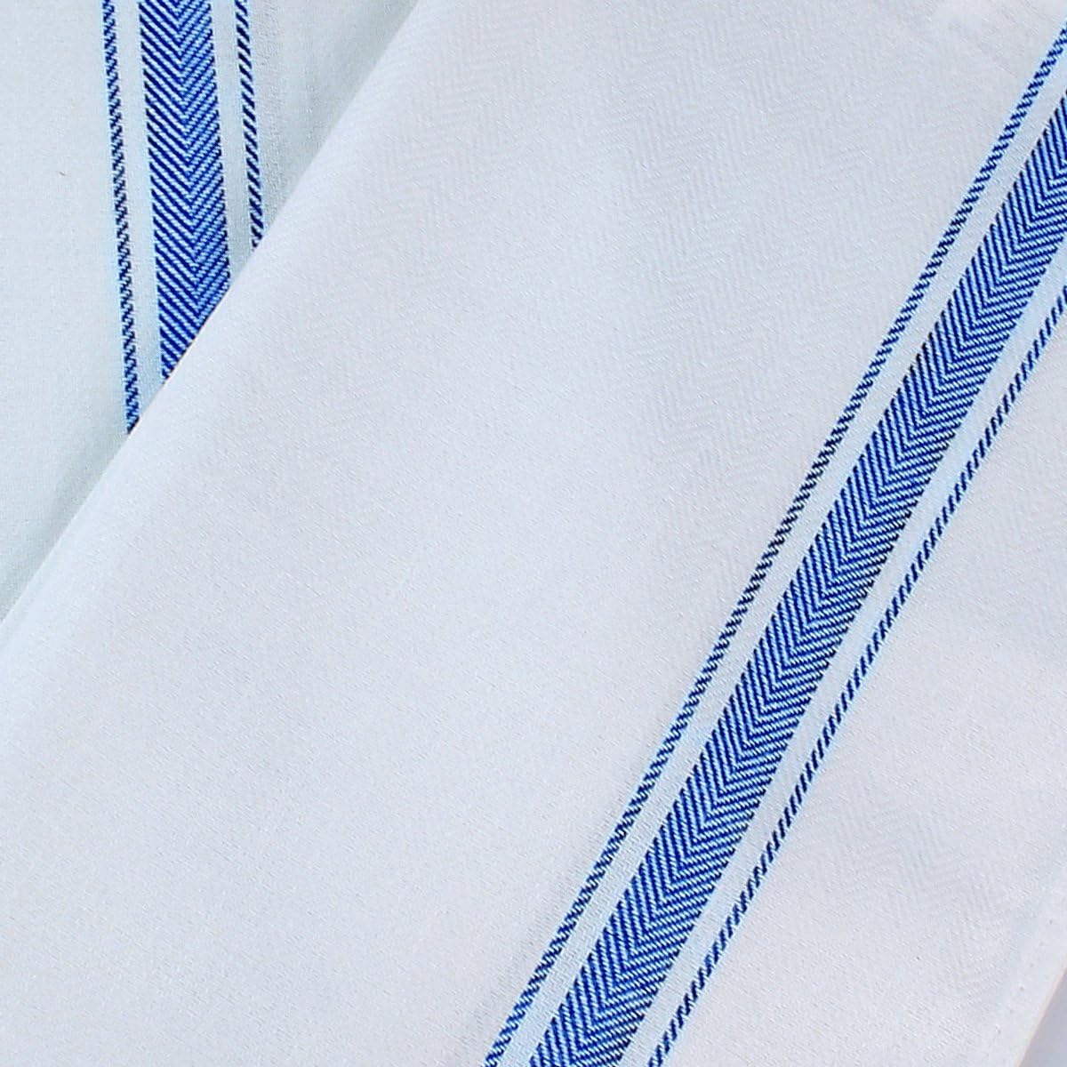 Dish Towels, 15 X 25 Inches, 100% Ring Spun Cotton Super Absorbent Linen Kitchen Towels, Soft Reusable Cleaning Bar and Tea Towels Set (12 Pack, Blue)