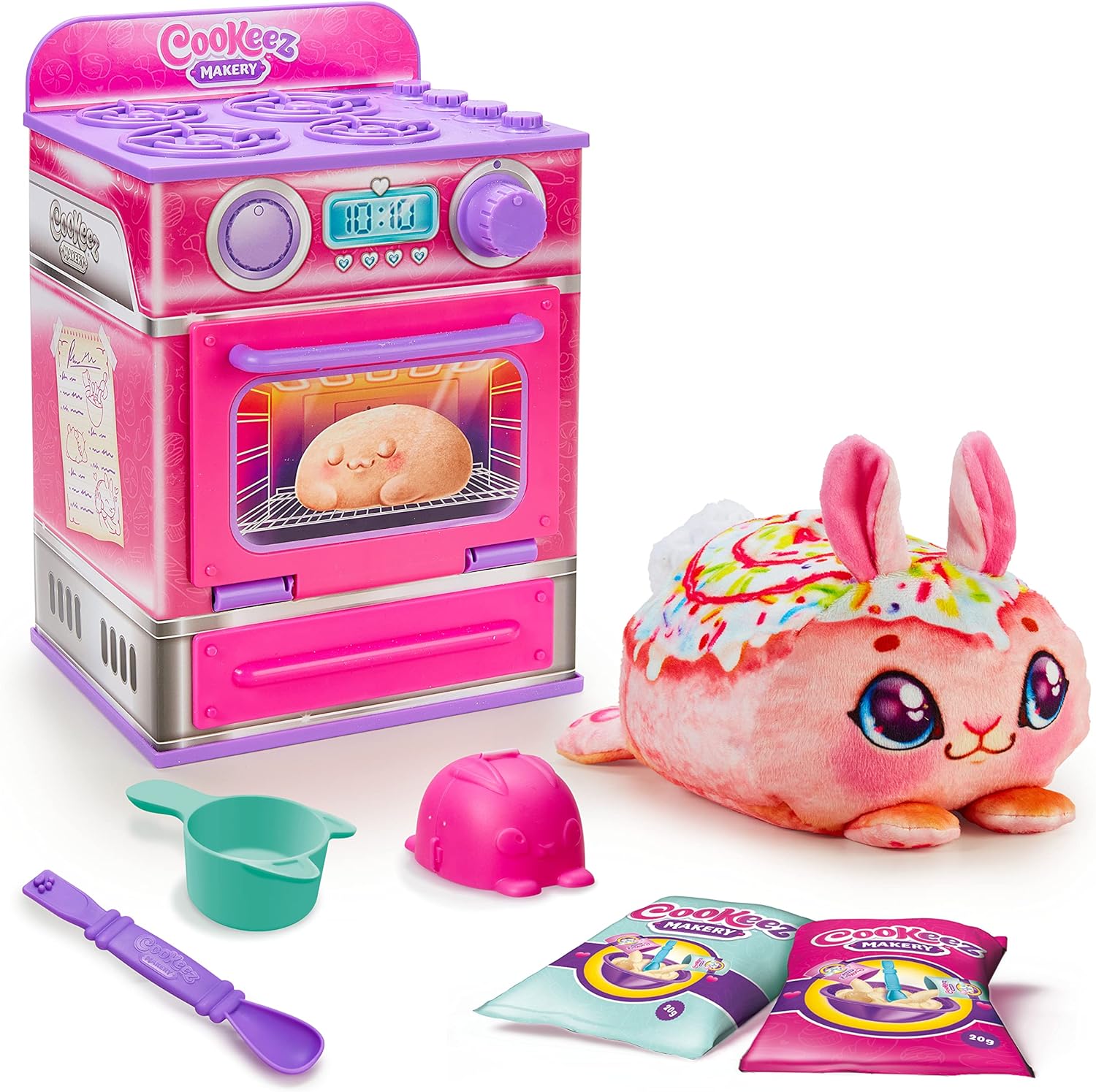 Cinnamon Treatz Oven. Mix & Make a Plush Best Friend! Place Your Dough in the Oven and Be Amazed When a Warm, Scented, Interactive, Plush Friend Comes Out! Which Will You Make?