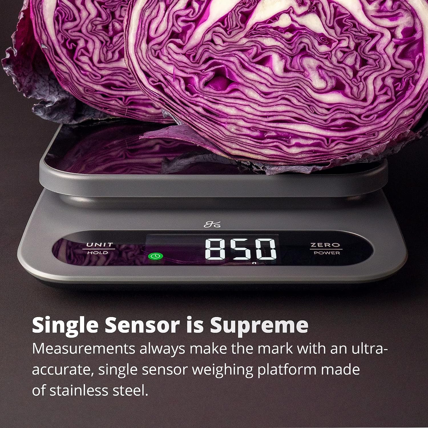 High Capacity Kitchen Scale, a Premium Food Scale That Weighs in Grams & Ounces W/A 22 Pound Capacity, Feat. a Hi-Def LCD Screen and Stainless Steel Platform, Designed in St. Louis