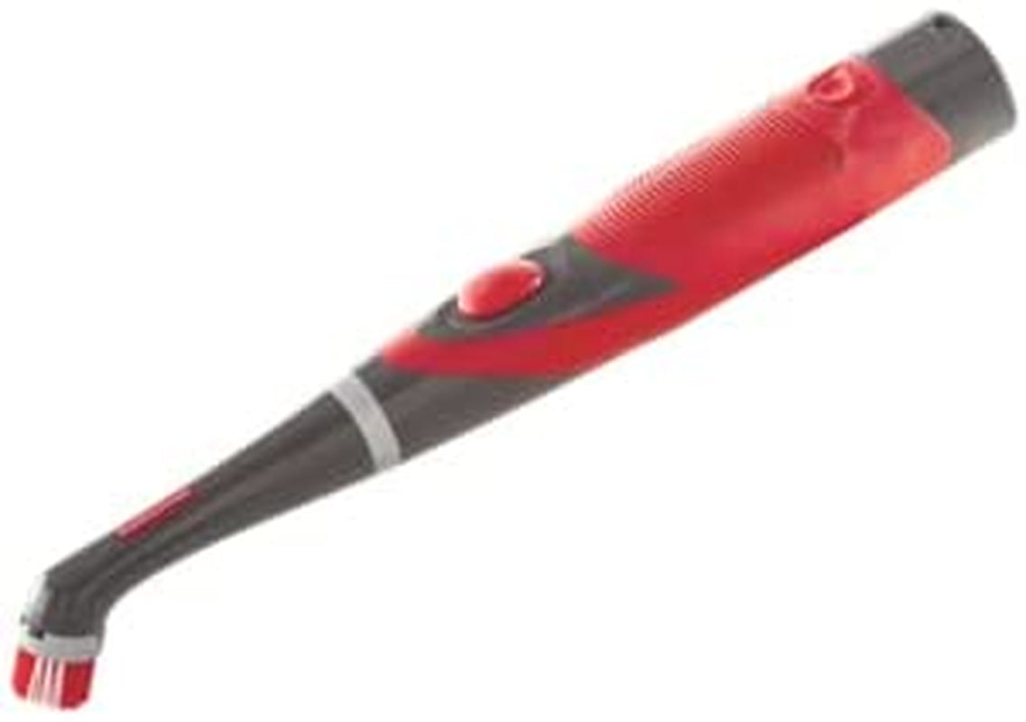 Reveal Cordless Battery Power Scrubber, Gray/Red, Multi-Purpose Scrub Brush Cleaner for Grout/Tile/Bathroom/Shower/Bathtub, Water Resistant, Lightweight, Ergonomic Grip (1839685)